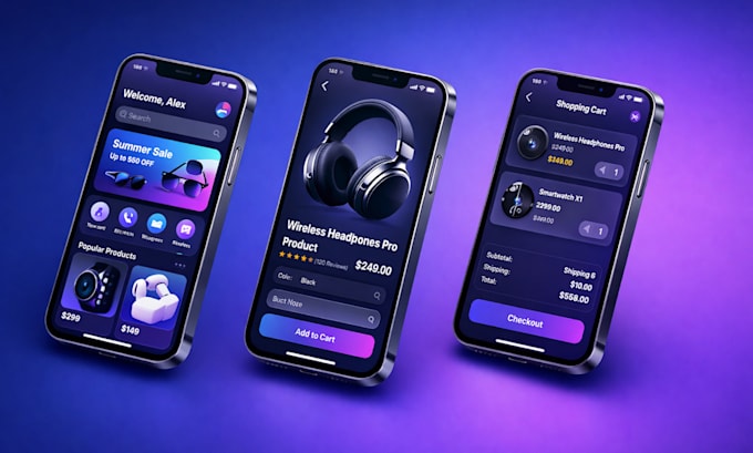 high converting shopify store ui ux or figma landing page
