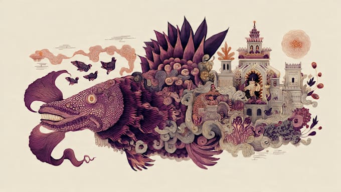 do unique doodle illustrations