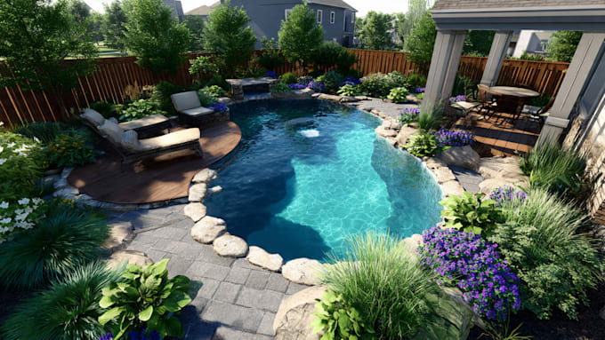 do realistic render for interior, architecture, gardens