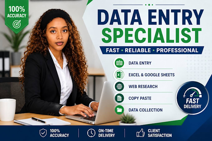 do financial data entry, CRM migration, lead list cleaning for fintech