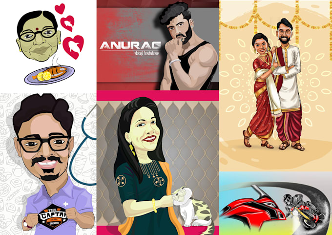 illustrate custom vector or pixel art for your brand