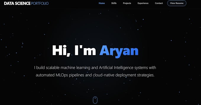 build a portfolio website to showcase your  projects