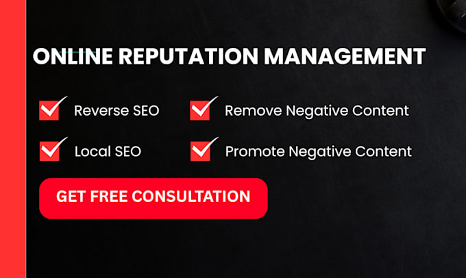 repair your online reputation and push down negative google links