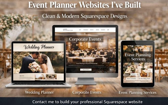 design event planner website corporate event website wedding organizer website