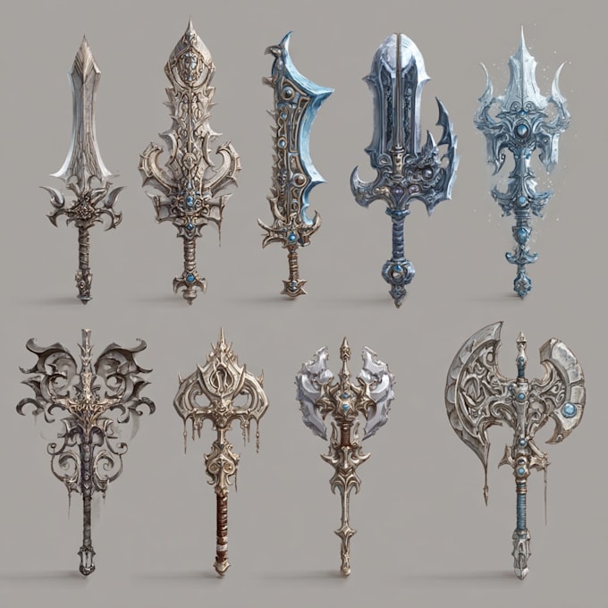 draw your prop or fantasy weapon designs for you