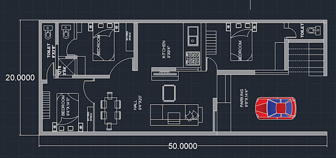 create 2d engineering mechanical technical drawings in autocad