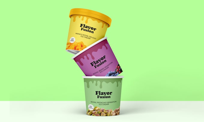 redesign or improve your ice cream packaging design