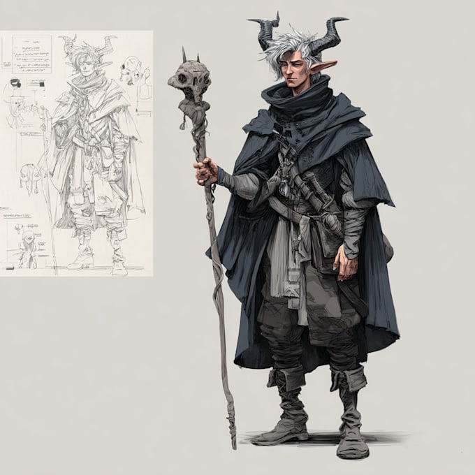 draw your fantasy character illustration