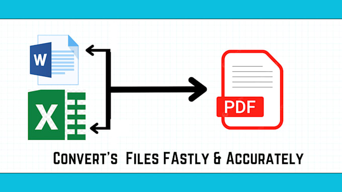convert word or excel files to PDF professionally