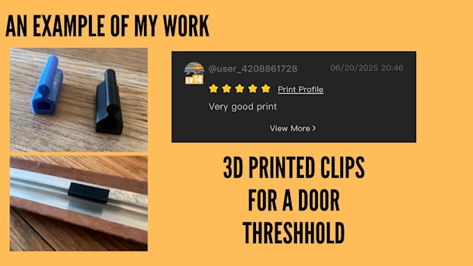 design you a functional 3d print for you to print