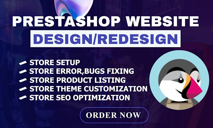 design prestashop SEO module ecommerce website bugs fix checkout and security