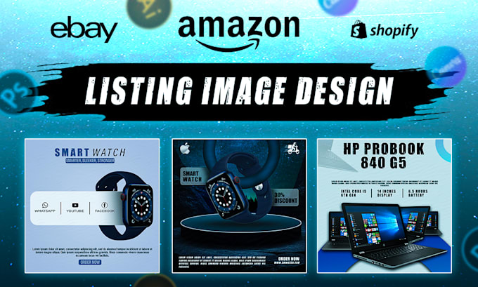 do ecommerce listing image design