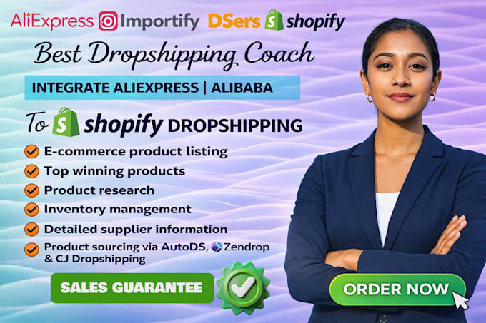 upload and integrate shopify products using autods, zendrop, cj dropshipping