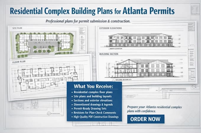 provide residential complex building plans in atlanta