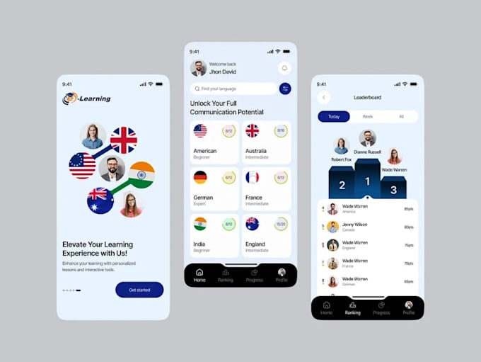 develop kids flashcard and quiz learning app