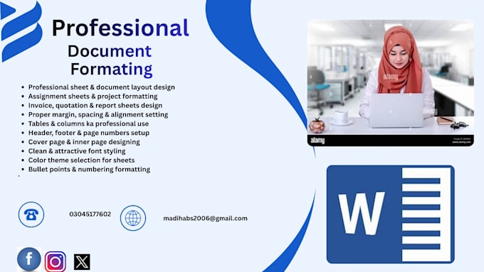professional ms word formatting with editing