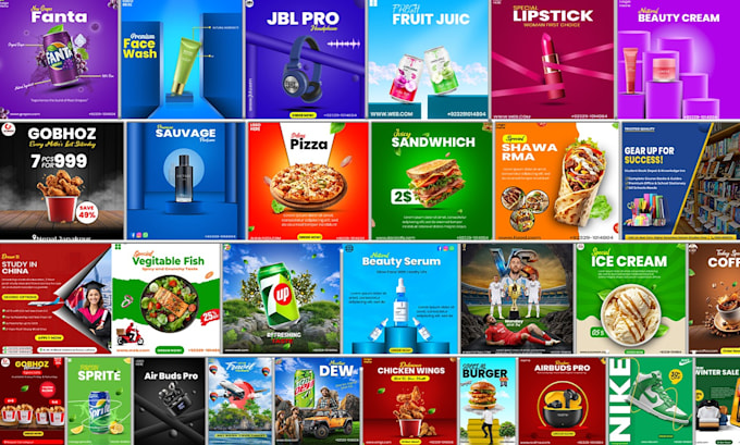 Design professional social media posts and instagram ads by Maaz ...