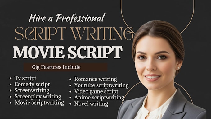 write movie script screenplay screenwriting feature film script stage show bible