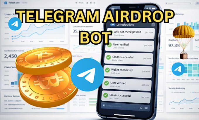 create telegram airdrop bot for you