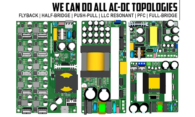 design custom smps power supply and converters sch and pcb