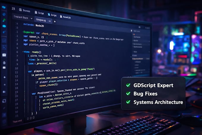 develop a high quality 2d game or prototype in godot engine