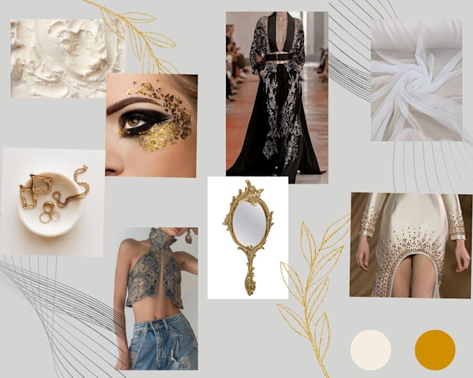 moodboard e idee di stile per progetti moda