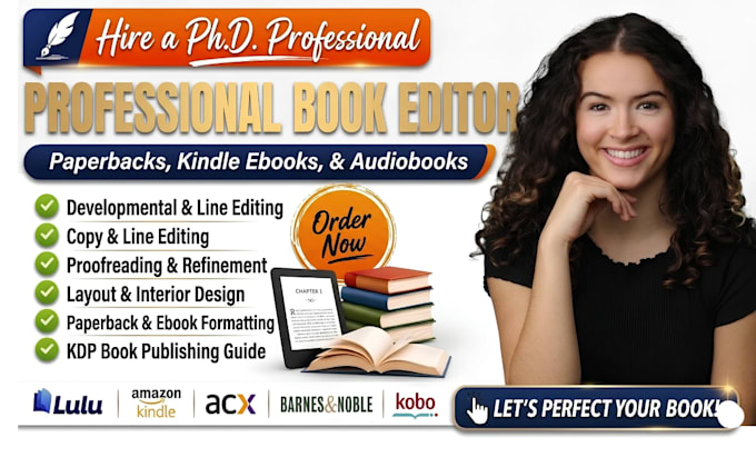 be your developmental book editor, proofread your fiction and non fiction book