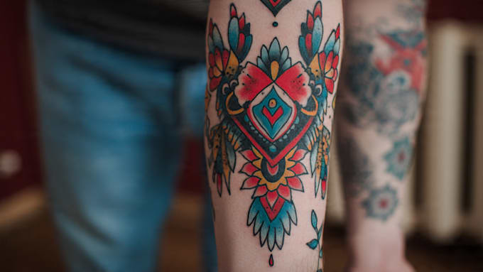 create awesome old school tattoo style design