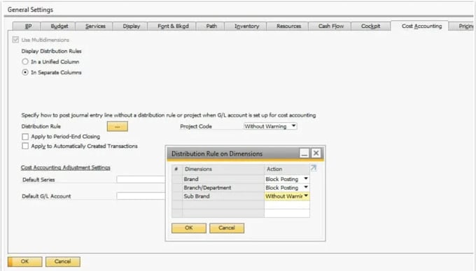 support your business operations using sap business one