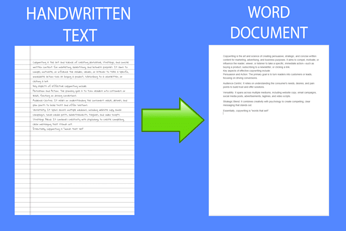 do fast manual typing from PDF or image