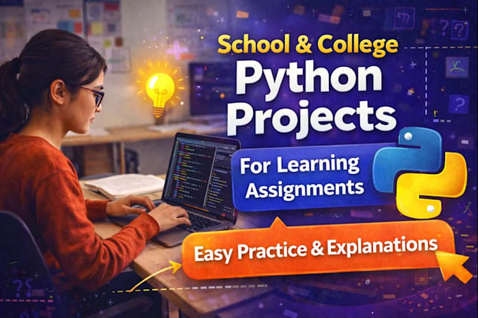 create a python project for school or college students