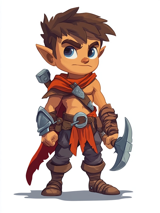 draw 2d game character or 2d game character