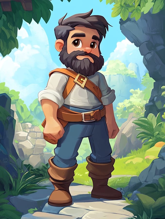 design 2d game character