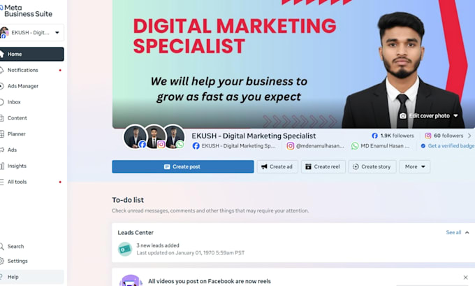 create, optimize and manage your facebook business page professionally