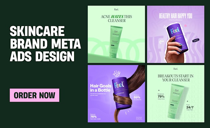 design meta ads creative for facebook and instagram