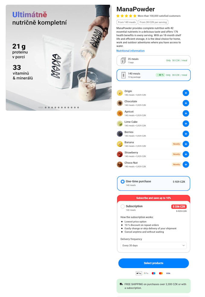 design a high converting shopify product page