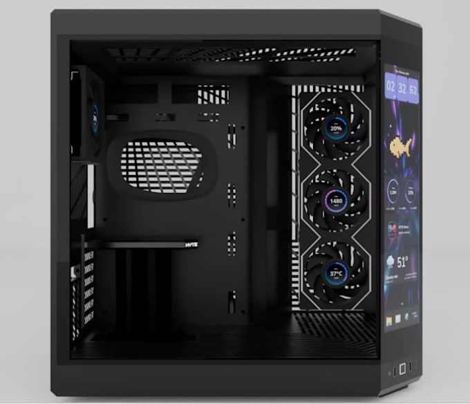 create 3d sff gaming PC, themed PC case design, for cnc machining printing stl