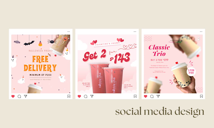 design custom social media content