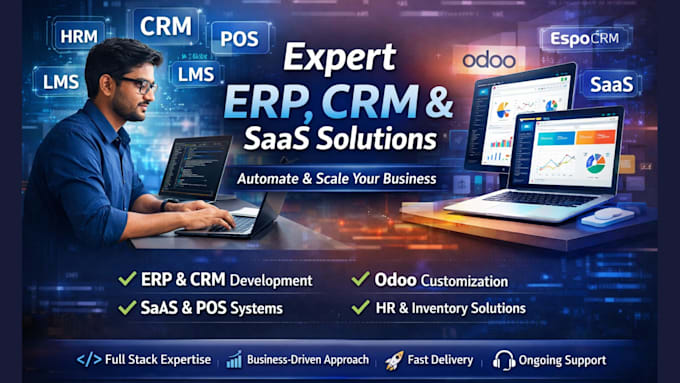 software developer, web app, erp, saas app, odoo lms, twentycrm, open source crm