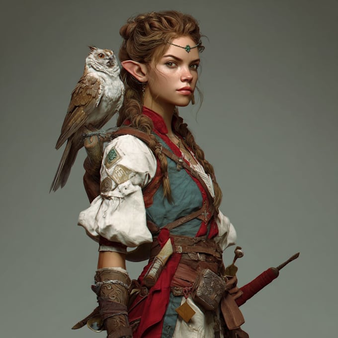 do a fantasy character fantasy character art
