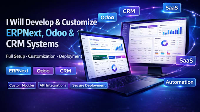 develop, customize erpnext odoo, CRM software, full setup deployment twentycrm