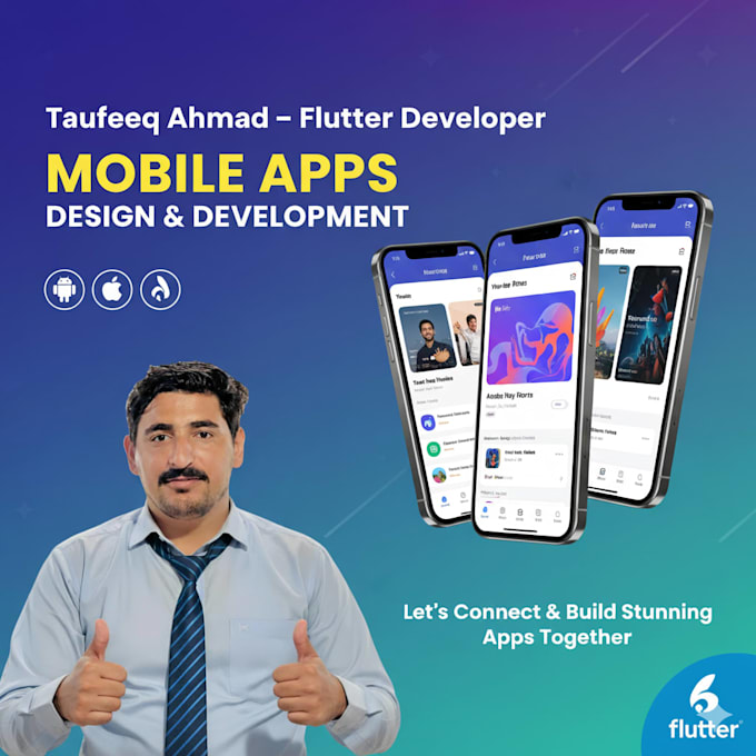 Build a high quality app for android and ios as a flutter developer by ...
