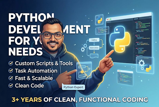 develop python applications or scripts for your needs