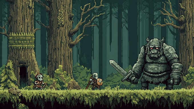 create pixel art sprites and animations with video game quality