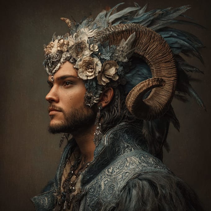 paint a realistic or fantasy portrait