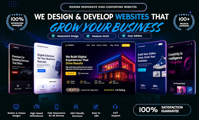build website, website development, full stack developer, front end developer
