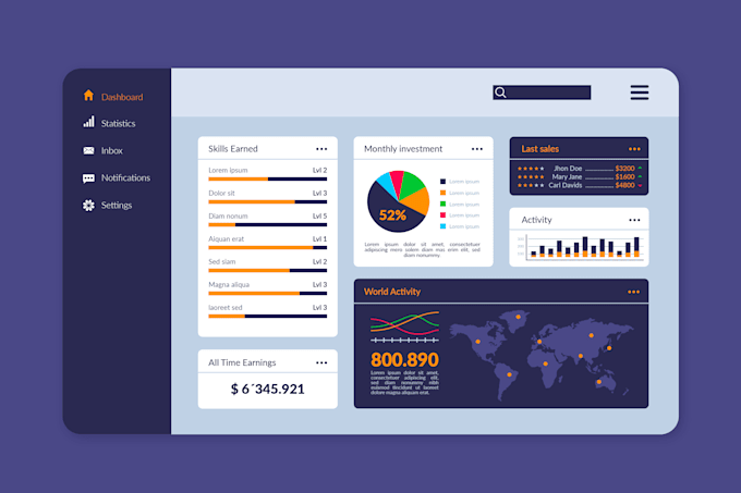 Build a modern react next js website, dashboards landing page with ...