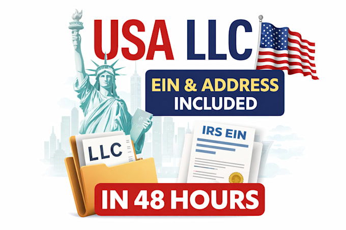 register your USA llc with ein and registered address
