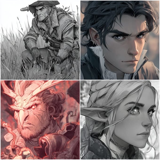 draw 2d game character, character design, sprite