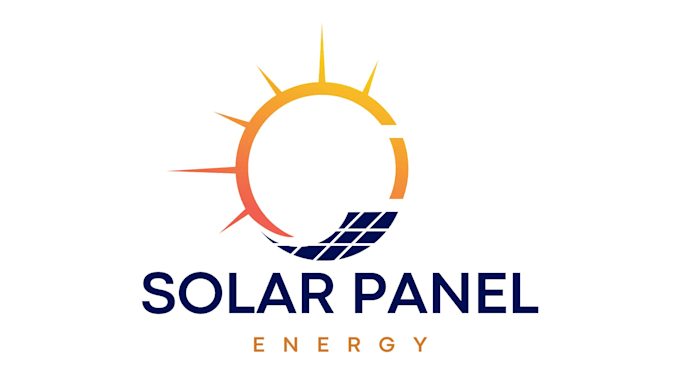 create vintage retro solar logo mascot illustration